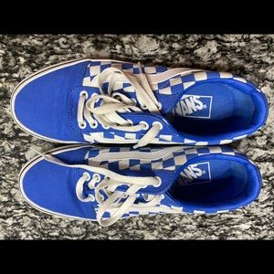 Vans Blue Checkerboard Woman’s size 9